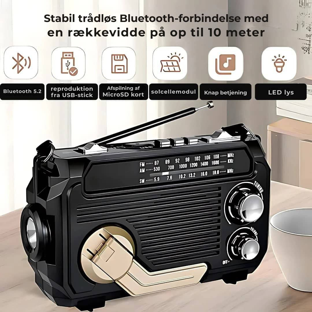 SafeWave | Nødradio med powerbank